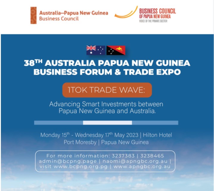 38th Aus PNG Business Forum Invitation