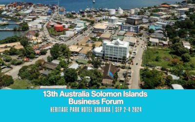 Secure your spot at the 13th Australia Solomon Islands Business Forum