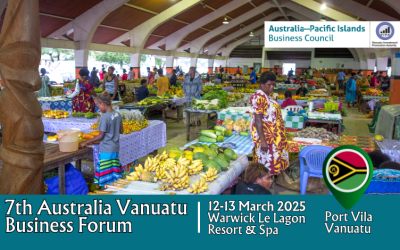 Join industry leaders at the 7AVBF in Port Vila 12-13 March