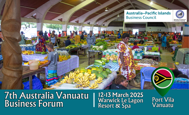 Join industry leaders at the 7AVBF in Port Vila 12-13 March