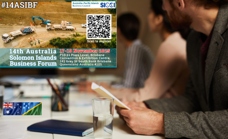 Business Forum to Advance Australia-Solomon Islands Partnerships